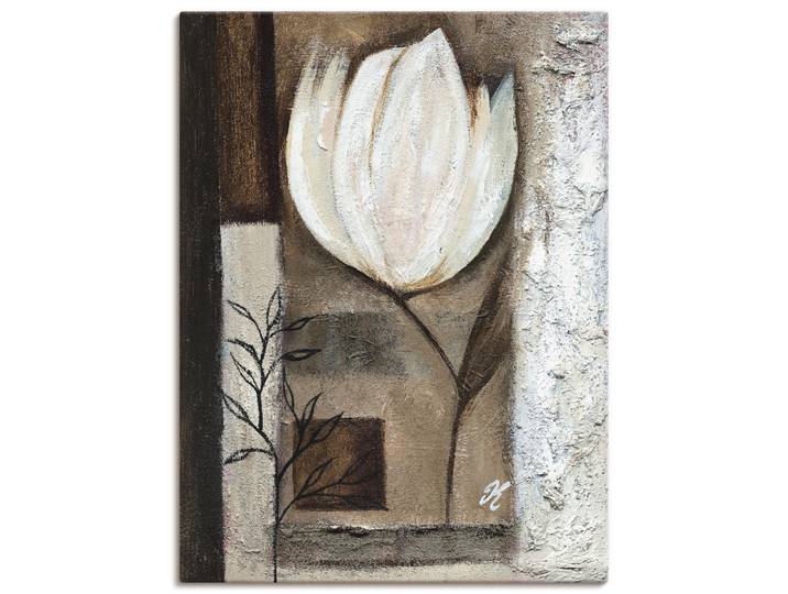 Leinwandbild ARTLAND Braune Tulpen I , beige (farbe bild(er): naturfarben), B:45cm H:60cm, Bilder, Leinwandbild, auf Holzrahmen gespannt