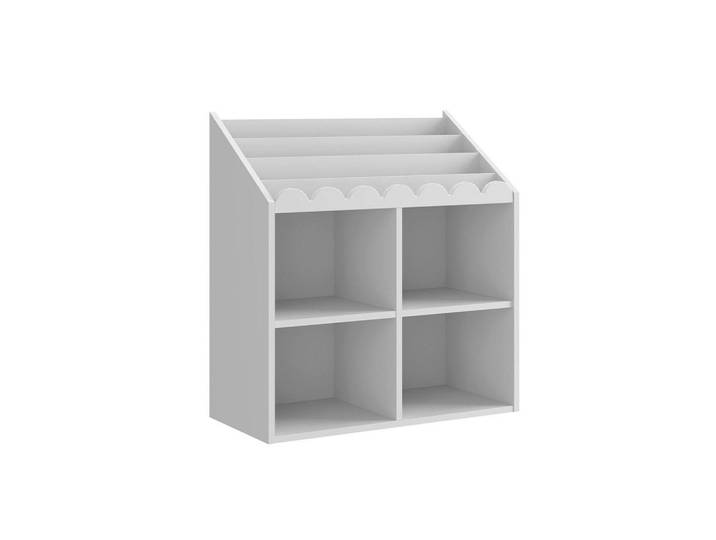 Petits-meubles Bücherregal Book Nook Weiß, 71x76x33 cm, Wohnzimmer, Regale, Bücherregale