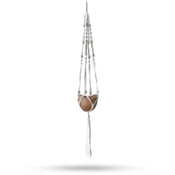 Macrame Pot Holder Beaded - Natural - 1Meter