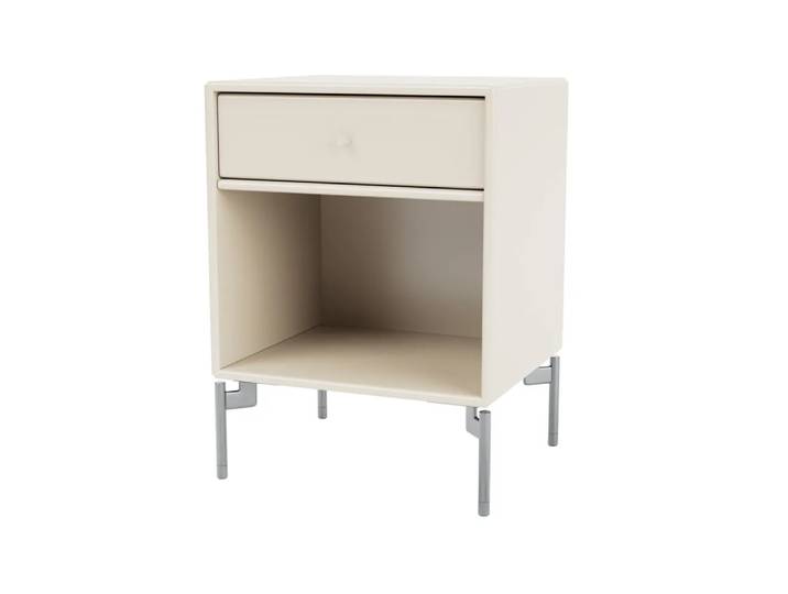 Montana Dream Nachttisch Oat 158, Chrombeine