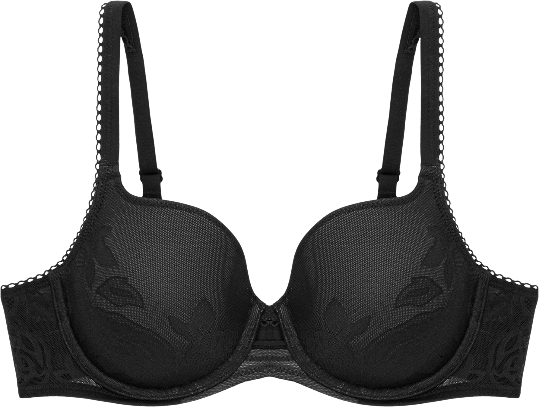 Triumph "Wild Rose Sensation" formende Spitze, mittlerer Shape-Effekt schwarz 95, Cup D