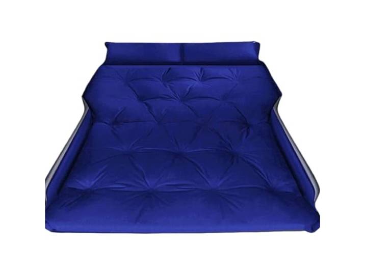 AFGBNHGRE Kofferraum Matratze Autobett Schlafmatratze Auto Travel Outdoor Camping-Picknick-Klappunterlage mit Kissen(Blue)