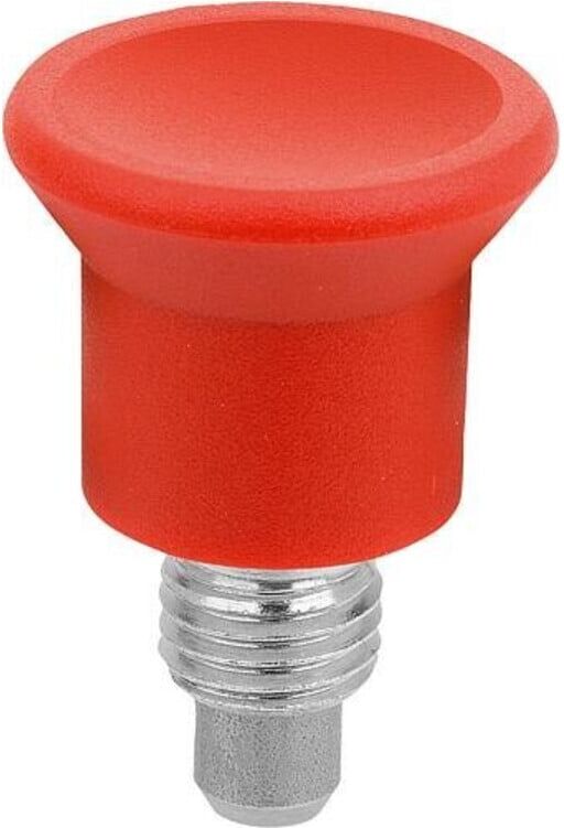 KIPP Arretierbolzen Mini M12x1,5 Ø8 S8 Form A Rastnut Kontermutter (K2000.120812184)