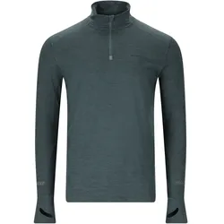 ENDURANCE Tune V2 Melange 1/2-Zip Laufshirt Herren 2178 - orion blue S