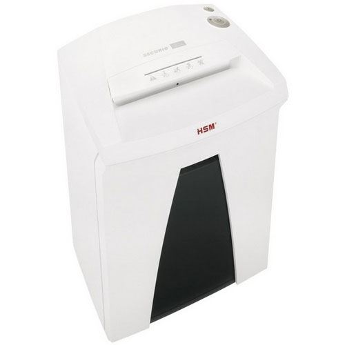 HSM SECURIO B24 Aktenvernichter mit Streifenschnitt P-2, 3,9 mm, bis 21 Blatt, weiß
