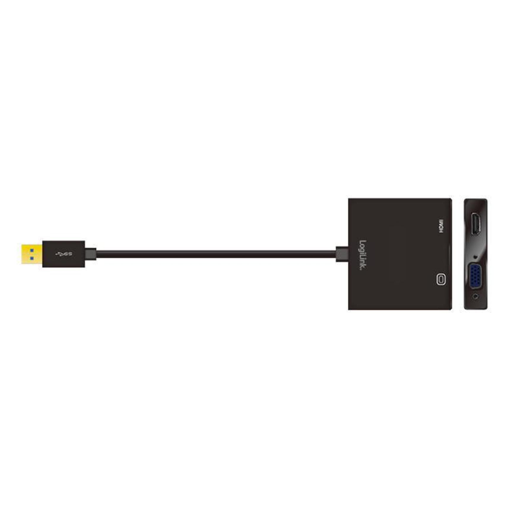 LogiLink USB 3.0 zu (HDMI, VGA) (UA0234)