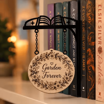 Inspire Curations Halloween Warm Glow Bookend Lamp Spooky Bookshelf Reading Decor style A