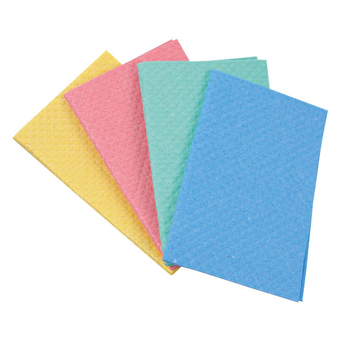 Sito Schwammtuch feucht orange 25x13 cm, 10er-Pack (10 Stk.) (6000026)