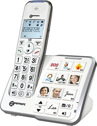 Geemarc AMPLIDECT 295 PHOTO Schnurloses Telefon mit Fototasten