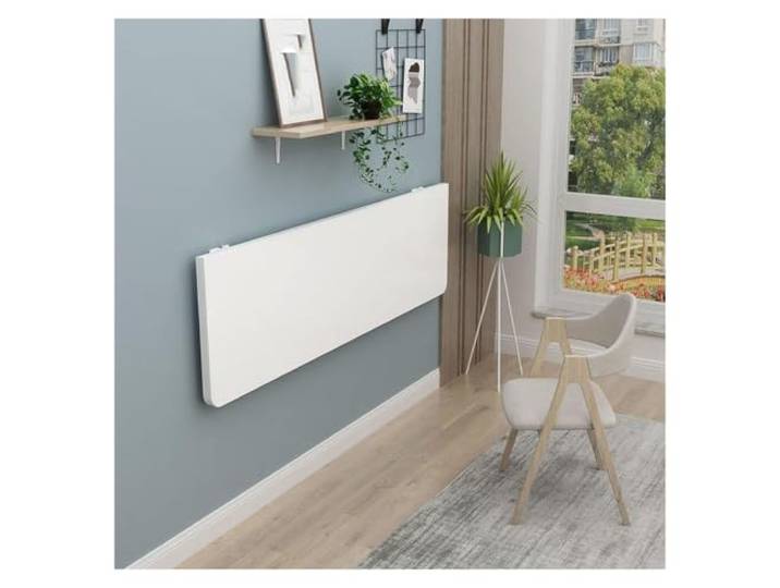 Failjierue Kleiner Klapptisch zur Wandmontage Klapptisch für kleine Räume, Wandmontage, für Küche, Esstisch, Küche, Restaurant(100x40cm)