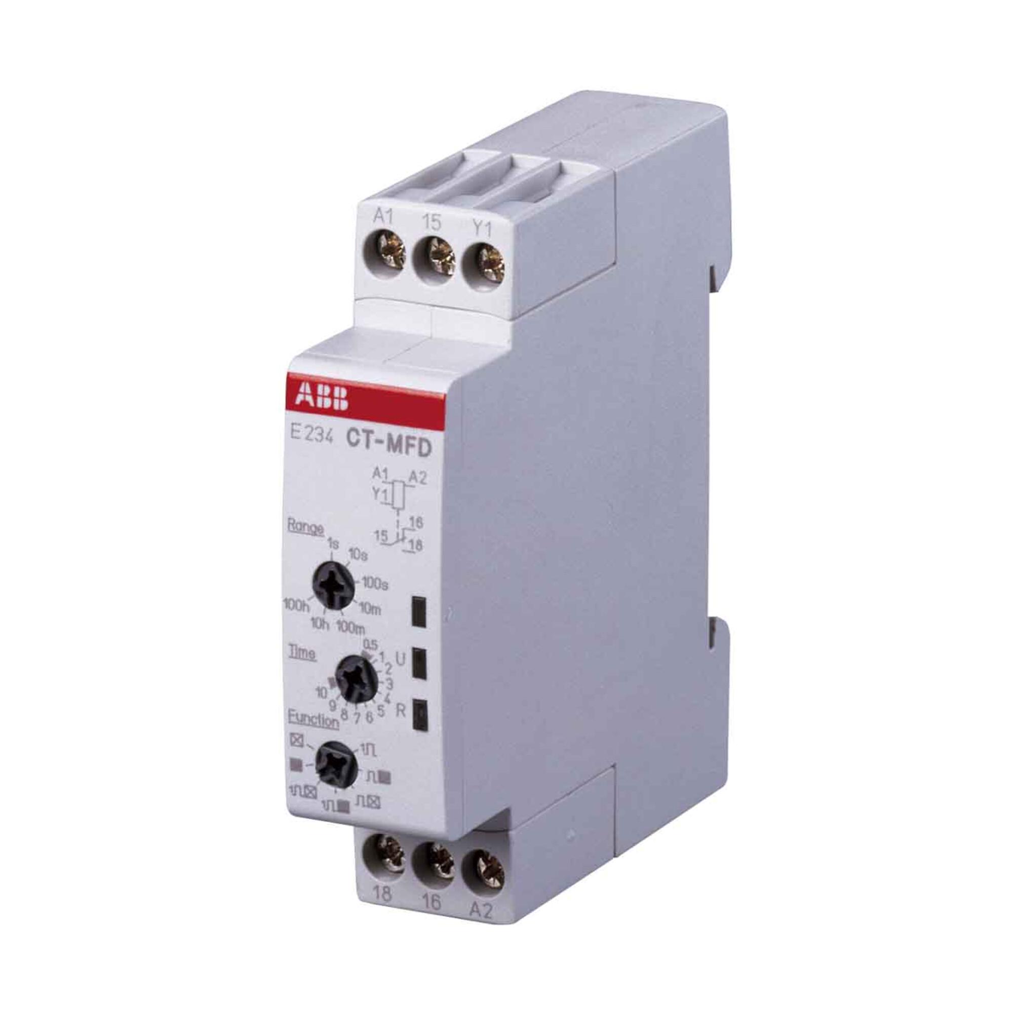 ABB Stotz S&J Zeitrelais 24-240VAC CT-ERD.12 (1SVR500100R0000)