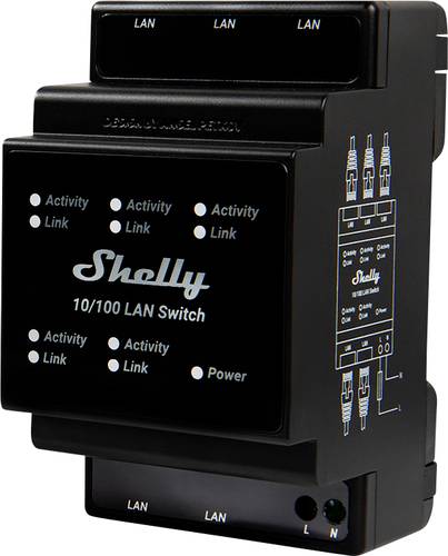 Shelly LAN Switch Hutschienenrelais