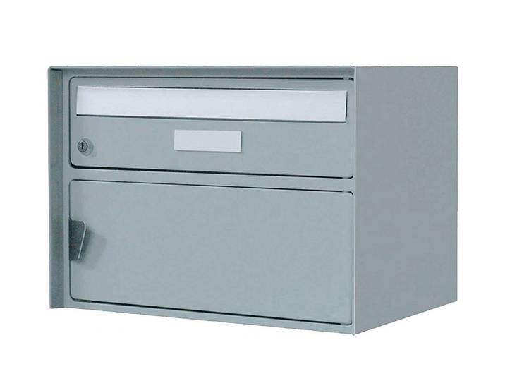 Huber Briefkasten Zürich Lichtgrau 31 × 41.8 × 30.3 cm