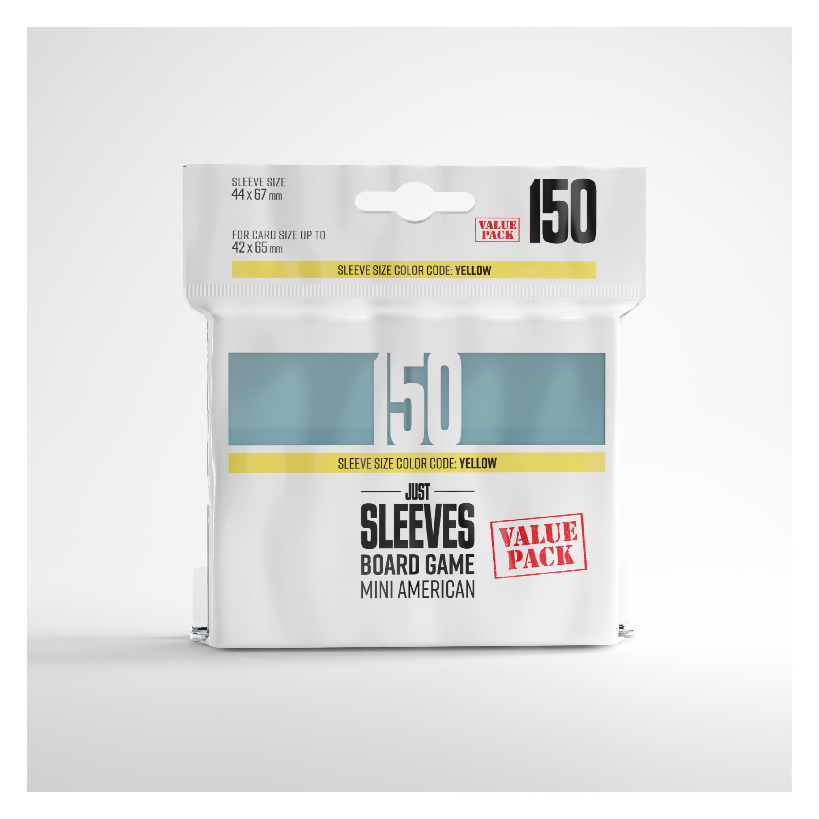Gamegenic GGX10025 - Just Sleeves - Mini American Value Pack (150) (Einzelpack) (417956)