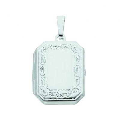 Medallionanhänger ADELIA´S "Medaillon 925 Silber", silber, Schmuckanhänger, Damen, Silber 925 (Sterlingsilber), Silberanhänger