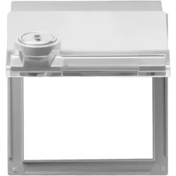 Gira Zentralplatte Klappd. alu 069465