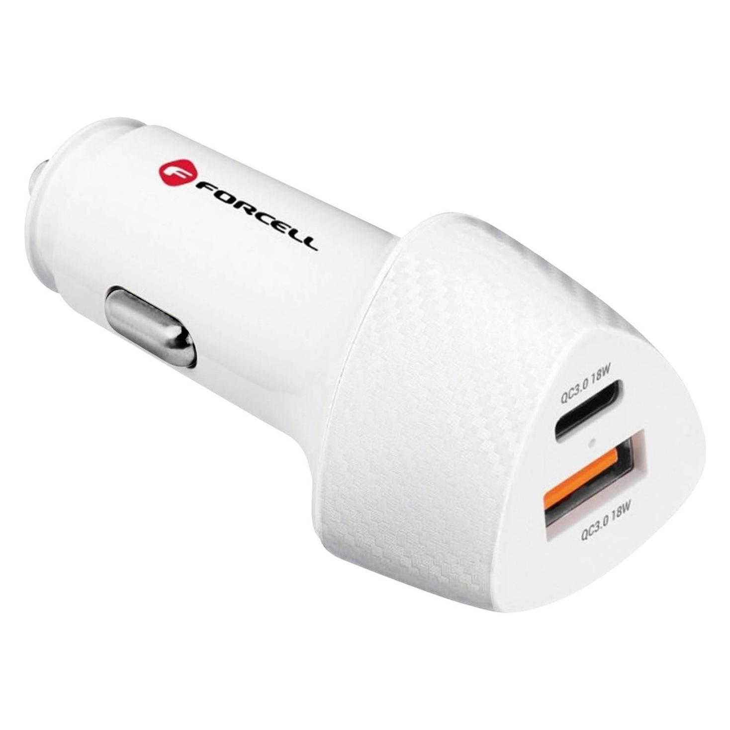 Forcell USB + USB-C 38W Autoladegerät (5903396134555)
