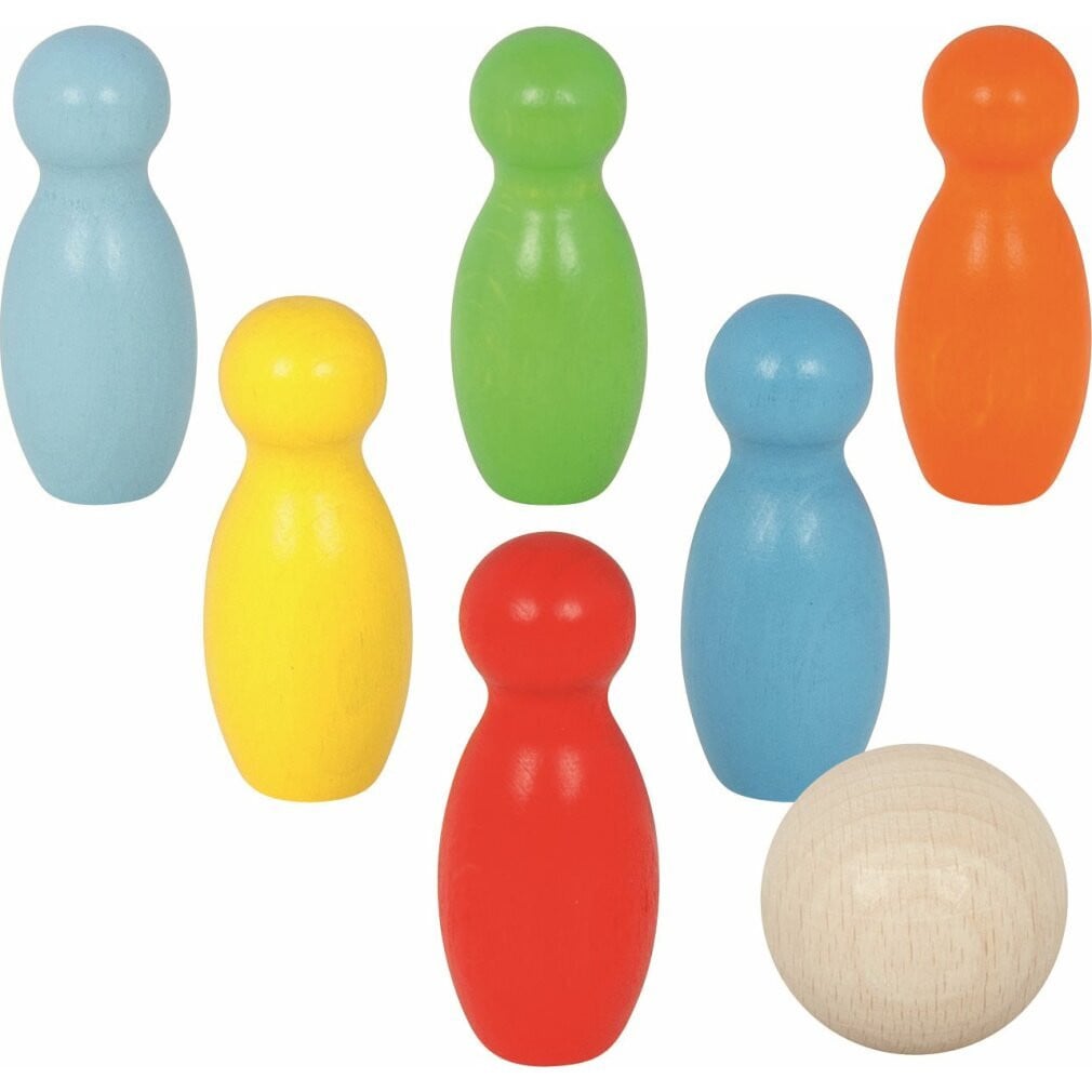 Goki Mini-Kegelspel van hout
