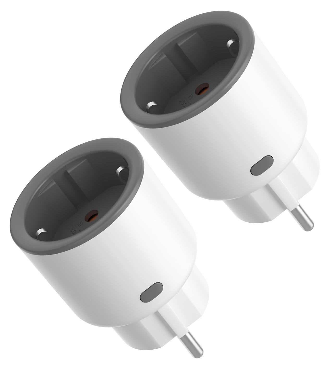 Lustrens Zigbee Smart Plug met Afstandsbediening en Energiebewaking (2-Pack)