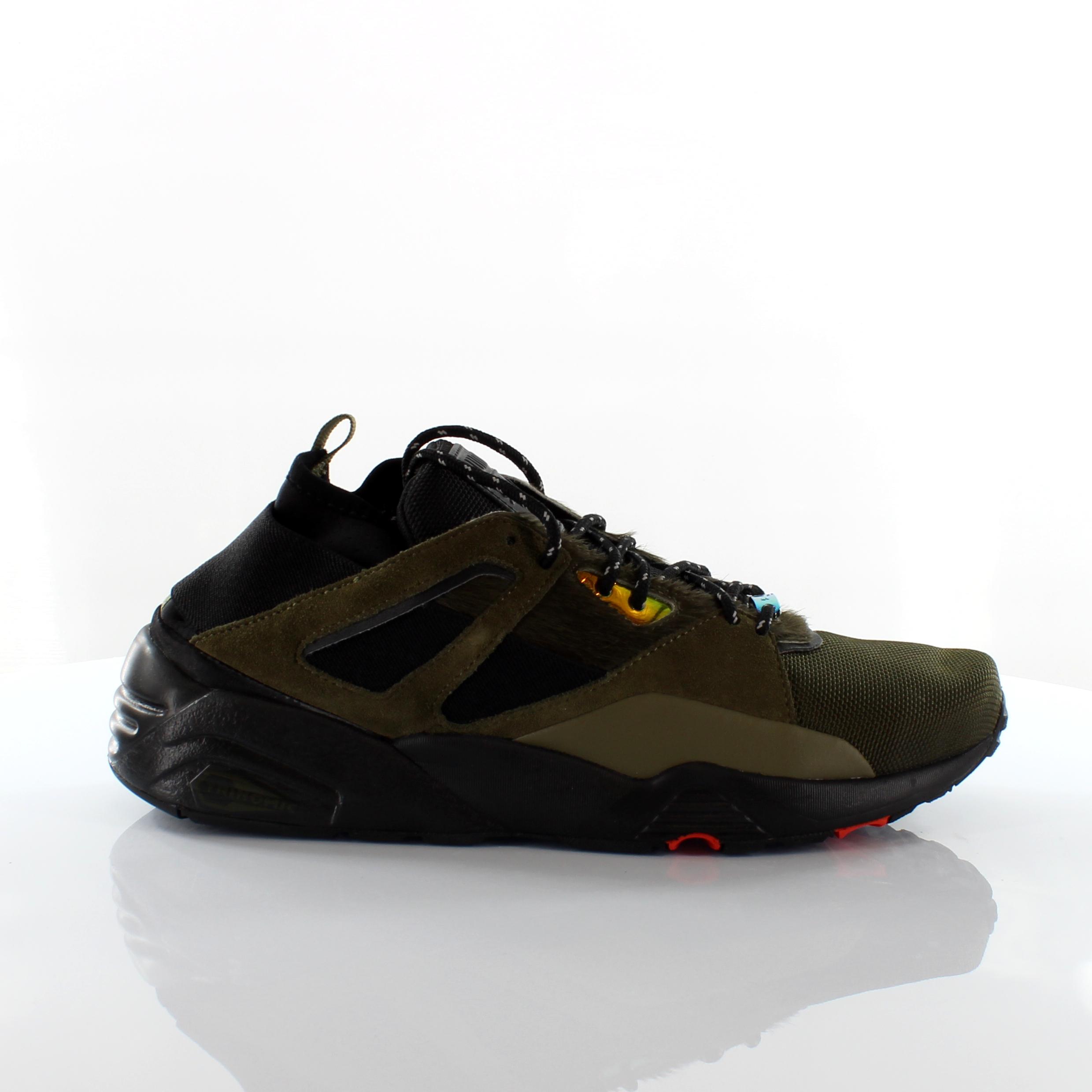 Puma Blaze of Glory Sock CampingLace Up Olijfgroen Herentrainers 361904 01