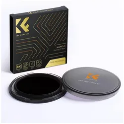 K&F Concept 77MM ND100000 Filter(ND5.0),16.6 Stops, HD, Waterproof, Anti Scratch, 28 Layer Green Coatings (77 mm, ND- / Graufilter), Objektivfilter