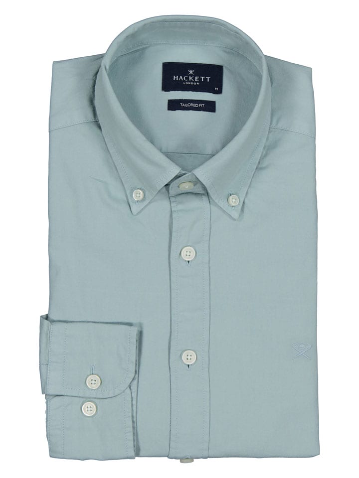 Hackett London Hemd - Tailored fit - in Mint - XL