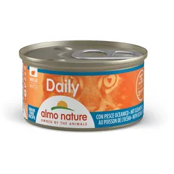 Almo Nature Daily Menu 85g Dose Katzennassfutter 24 x 85 Gramm Mousse Ozeanfisch
