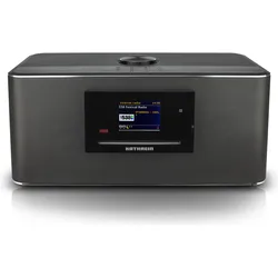 Kathrein DAB+ 200 ultimate (DAB+, FM, KW, Bluetooth, WLAN), Radio, Schwarz