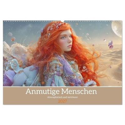 Anmutige Menschen - Atmosphärisch und verträumt (Wandkalender 2027 DIN A2 quer), CALVENDO Monatskalender