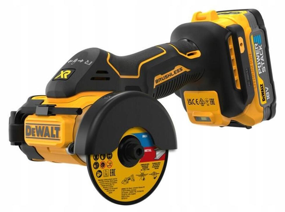 76 mm XR 18V 1.7Ah Li-Ion Brushless-Schleifer DEWALT - DCS438E2T-QW