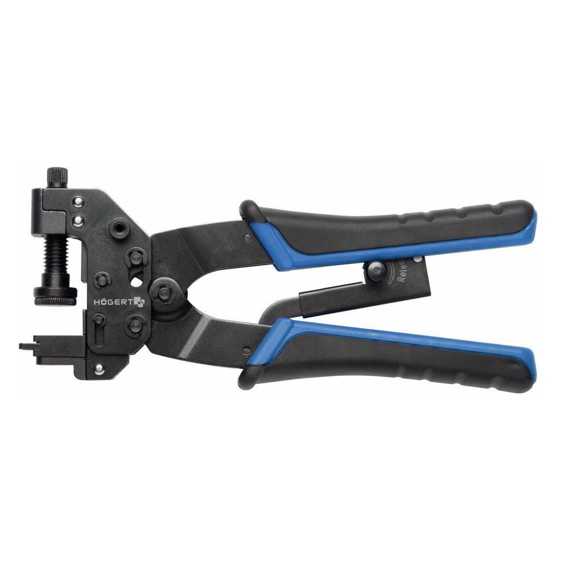 MGA Högert Technik Kompressionswerkzeug zum Verpressen von BNC, F, IEC i RCA, HT1P198 (25 mm) (HT1P198)