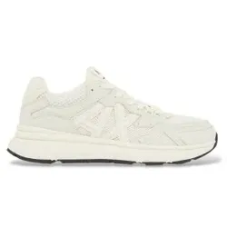 A|X Armani Exchange für Herren. XM002635AF19388M0107 Schuhe everest weiß (46), Stoff, Wohnung, Schnürsenkel, Sportlich