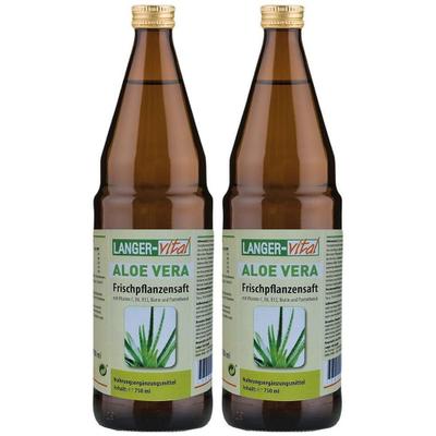Aloe Vera 99,6%+Vitamine Saft 2x 2x750 ml