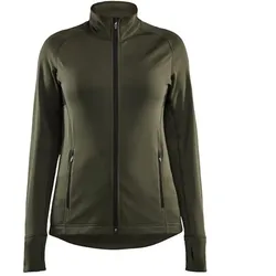 Damen Fleecejacke "STRIKER" - L - waldgrün