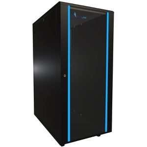 Extralink Netzwerkschrank Standard, EX.11359, 19 Zoll, Standschrank, 1000 kg, 600x1320x1000 mm, schwarz, 27 HE