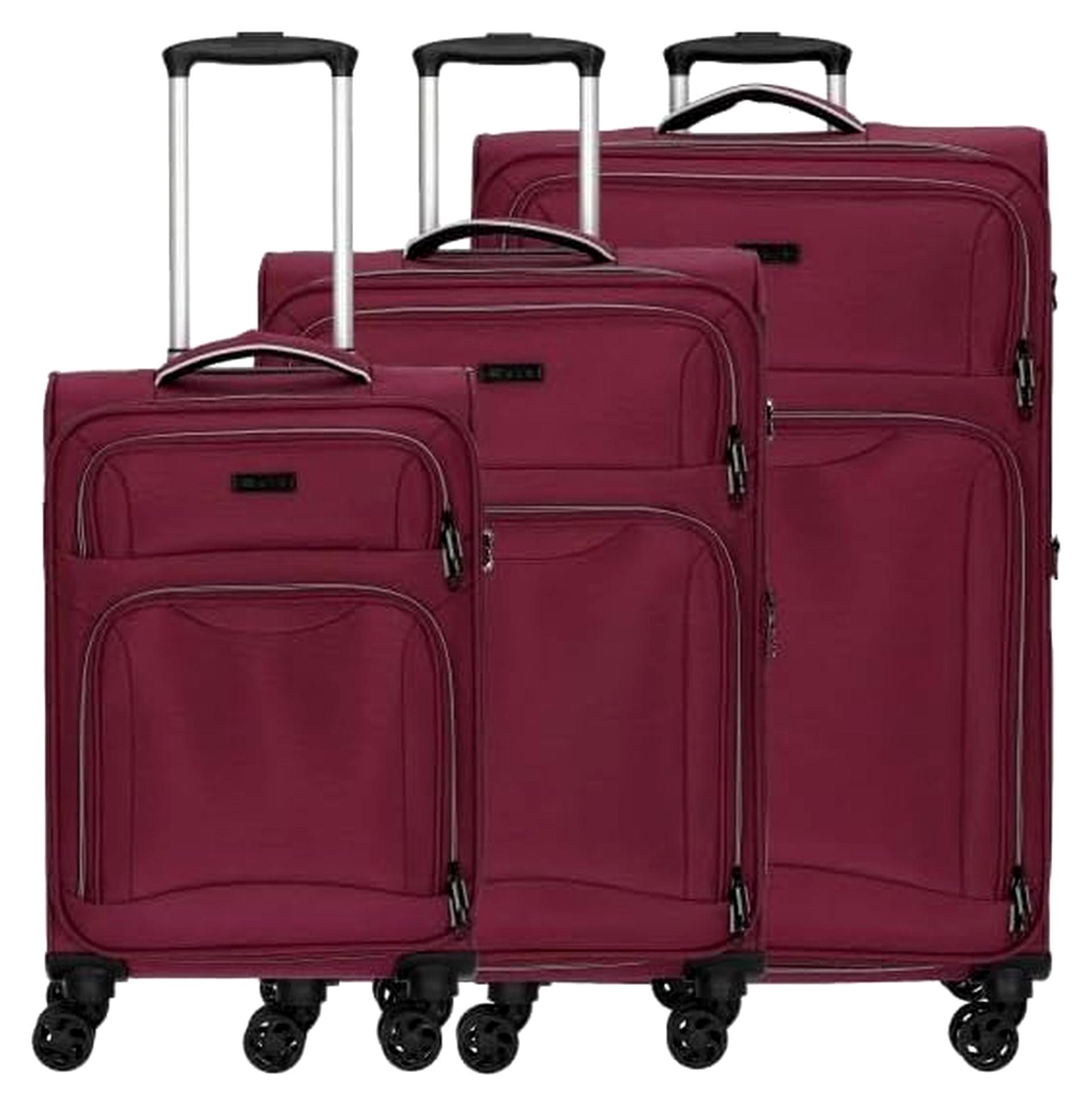 D&N Travel Line 9204 - 3-teiliges Trolley-Set in Lila