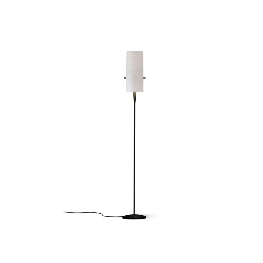 Serien Lighting LED-Stehleuchte CLUB FLOOR S schwarz/Melange grau CL2104 4260458633731