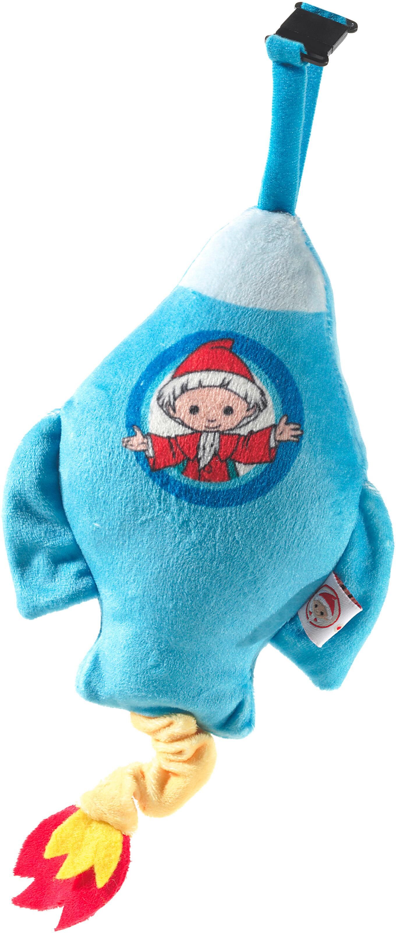Spieluhr HEUNEC "Sandmann Musik-Rakete", blau, Spieluhren, KinderB:13cm H:20cm, Plüsch, Spieluhr, B:13cm H:20cm