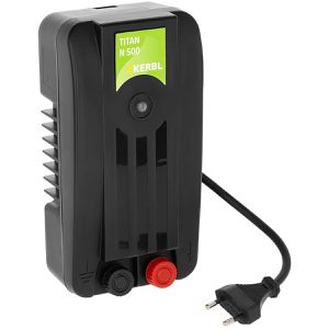 Kerbl Weidezaungerät 392529, Titan N 500, 230 V Netzbetrieb, Zaunlänge bis 13 km