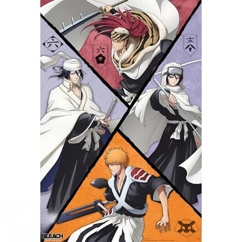 GB eye Bleach TYBW Shinigami Group Maxi kunstposter, 61 x 91,5 cm