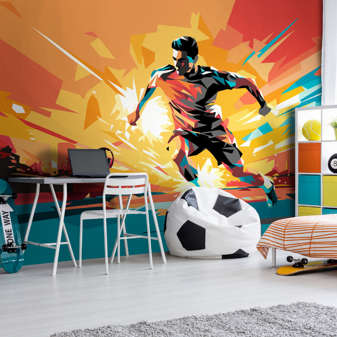 ClassicLiving Poquott Matte Wall Mural Orange 280cm L x 350cm W