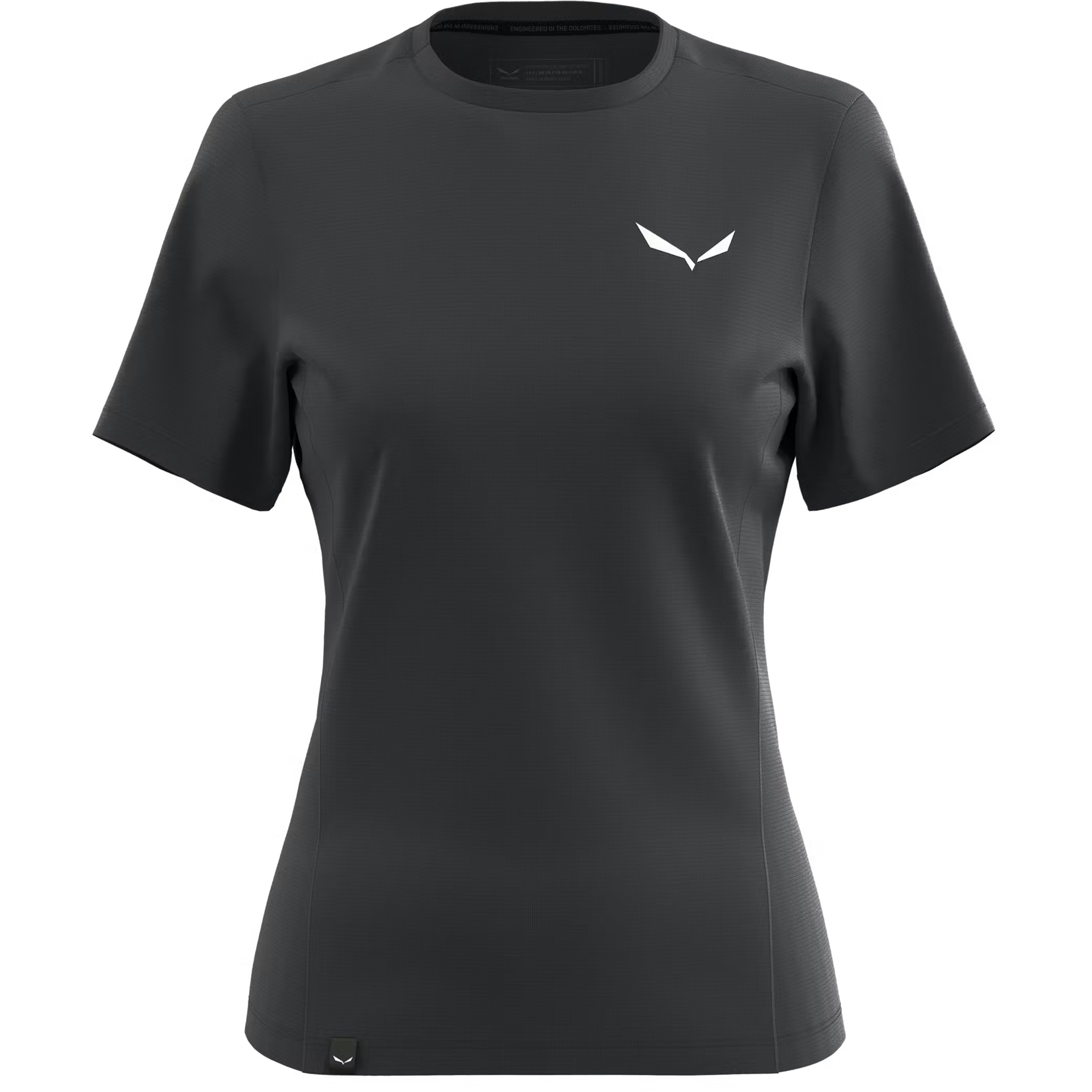 Salewa Puez Dry Damen T-Shirts schwarz Größe XS Trekking Lyocell (Tencel)