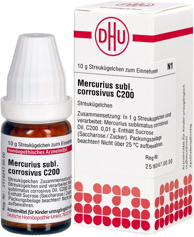 DHU Mercurius Subl. Corr. C200 Globuli