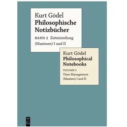 Gödel:Zeiteinteilung (Maximen) I und II, Fachbücher von Kurt Gödel