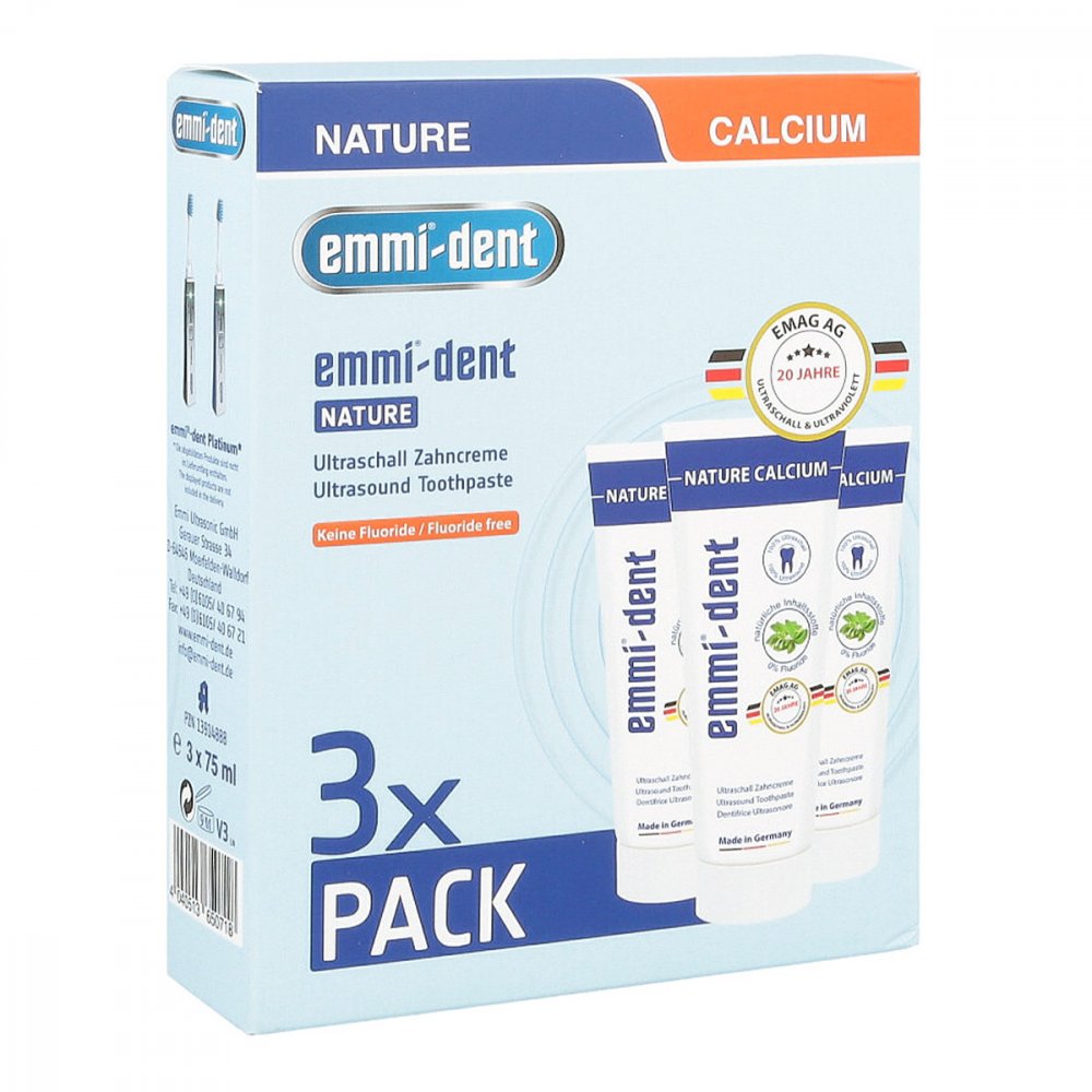 Emmi Ultrasonic GmbH Emmi-dent Ultraschall Zahncreme nature Set 13914888