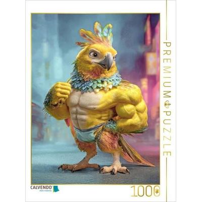 CALVENDO Puzzle Starke tierische Kerle | 1000 Teile Lege-Größe 64x48cm Foto-Puzzle für glückliche Stunden