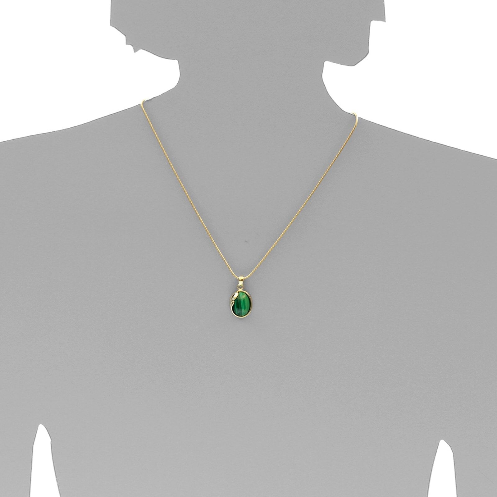 Kettenanhänger OSTSEE-SCHMUCK "Ostsee-Schmuck Anhänger Melanie Anhänger Melanie", gelb (weiß, neutral), Schmuckanhänger, Damen, 27 x 14mm, Gelbgold 333, 4,1 g, Kettenanhänger