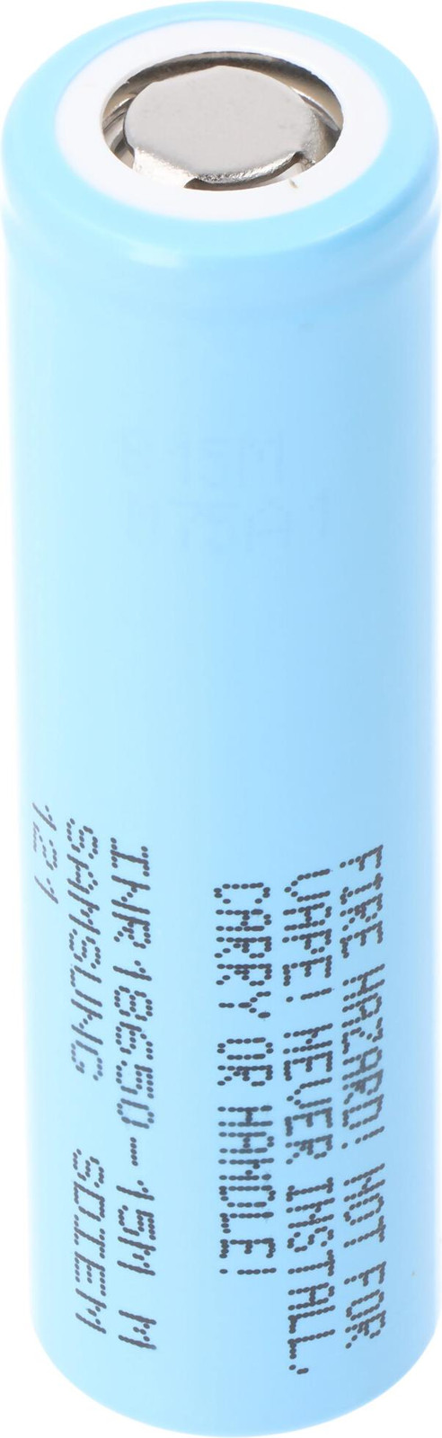 Samsung SDI INR18650-15M lithium-ion batterij, 3,6V, 1500mAh, 65 x 18,2 mm