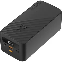 Xtorm 45W, 2x USB-C, 1x USB-A Powerbank Go2 Series Charcoal Black (40000 mAh, 45 W, 148 Wh), Powerbank, Schwarz