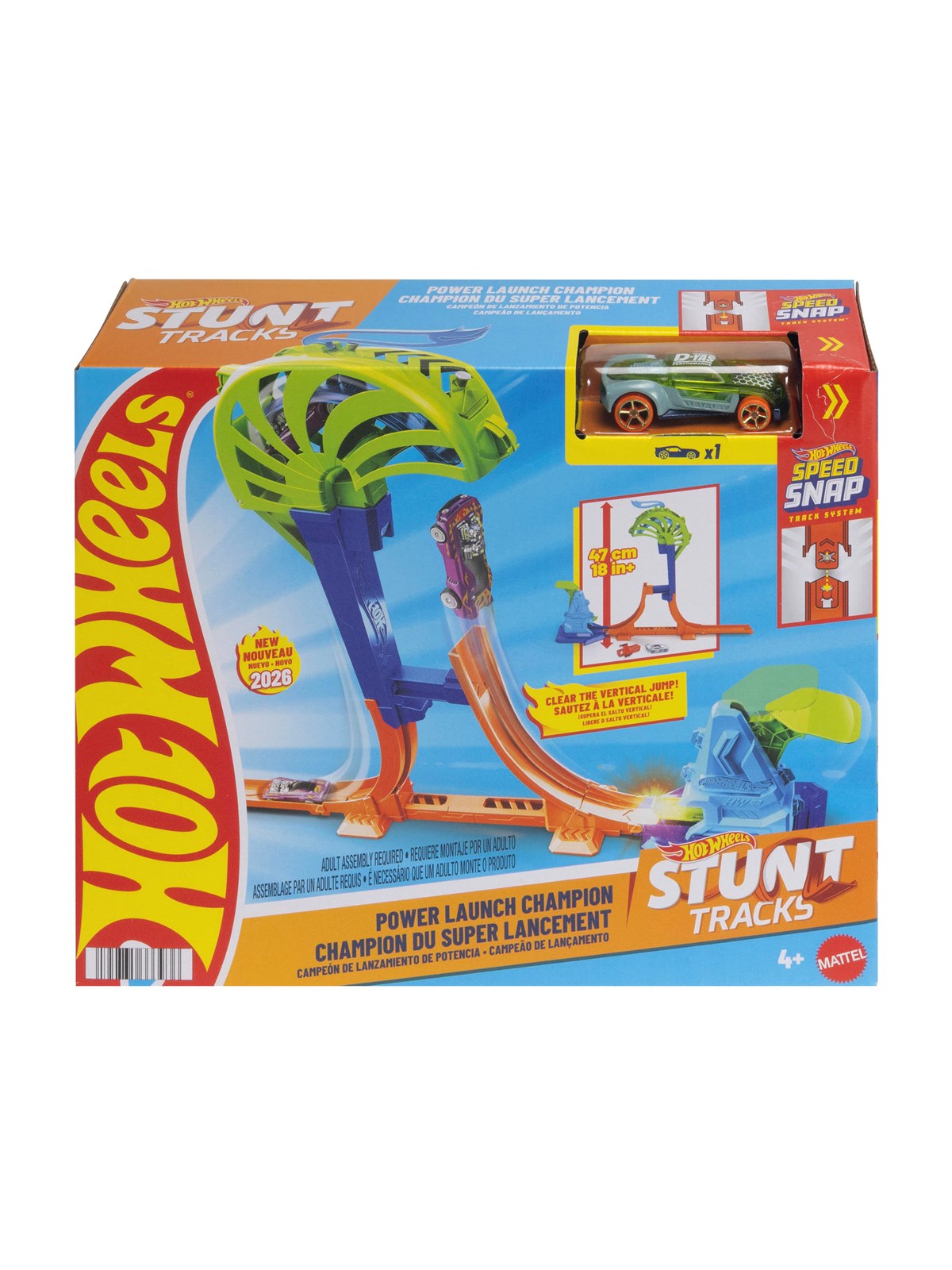 Hot Wheels Stunt Tracks Vertikaler Slam-Start